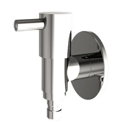 Universal Washing Tap with Wall Flange Chrome